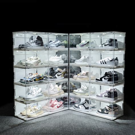 led sneaker display|sneakers display ideas.